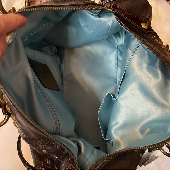 NWT Coach Madison Leather Studded Large Sabrina Bag—Brown - Picture 10 of 16